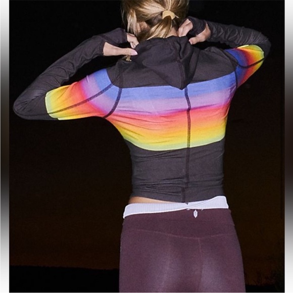 Free People Huddle Printed Hooded Layer - Picture 3 of 6